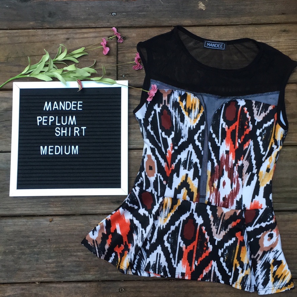 MANDEE PEPLUM SHIRT